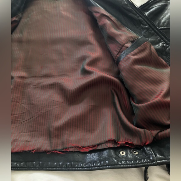 Collectable Genuine leather jacket with detachable arms sleeves Cirque du Soleil - Picture 5 of 7